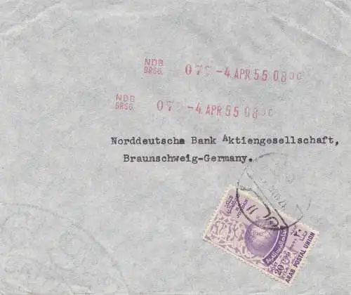 Jourdain: 1955 Amman to Braunschweig
