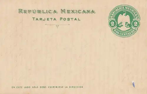 Mexico: unused post card Standard Twin