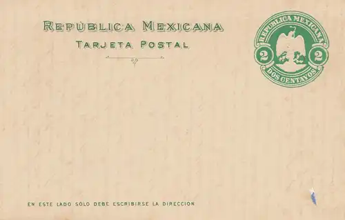 Mexique: unused post card Standard Twin