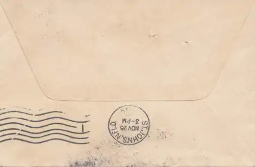 Newfoundland: 1919: letter to Chicago