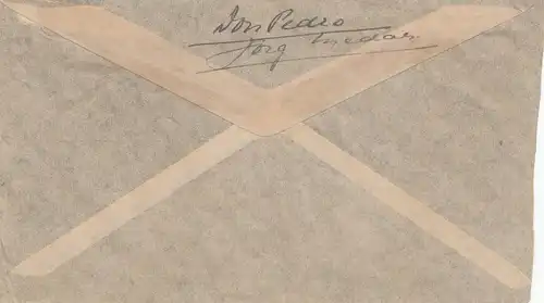Ned. Indie 1932: air mail Medan to Haarlem, Holland, Tax