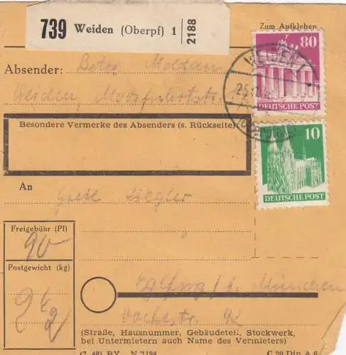 Carte de paquet BiZone: 1948 Pâturages après Eglfing-Haar