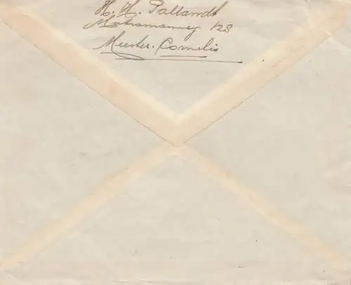 Ned. Indie: 1948 air mail Batavia to Roermond