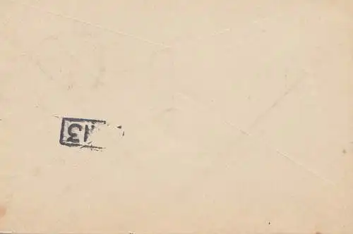 Ned. Indie 1929: printed matter Weltevreden to Sneek