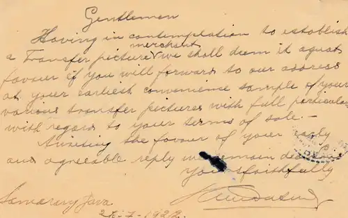 Ned. Indie 1892: carte postale Semaran to Coburg, Taxe