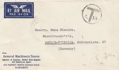 Pakistan 1950: Karachi to Berlin, Taxe