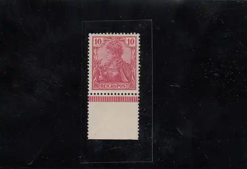 Deutsches Reich 1900: MiNr. 56b, echte Gummierung, Falz *, BPP Attest