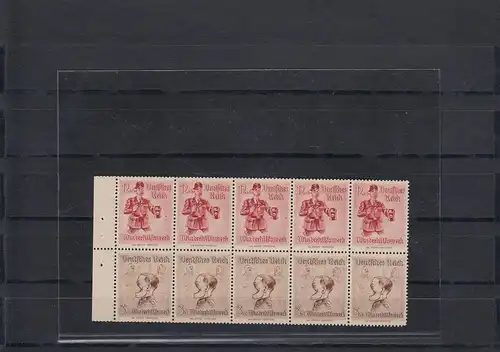 Kriegspropagandafälschungen: Michel Nr. 30-31, **-postfrisch, MH Blatt