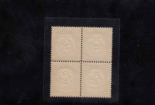 DR: MiNr. 16, postfrischer Viererblock, **