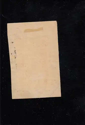 DR: Halbamtliche Flugpost: MiNr. 4b, Briefstück, rote Entwertung 1912