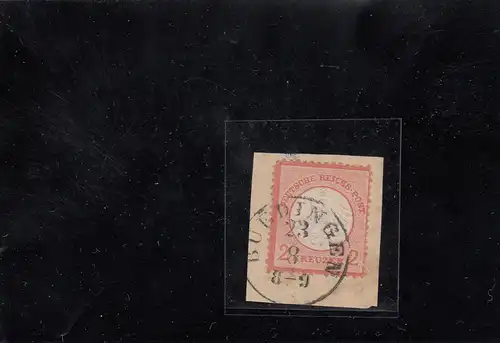 DR: Min. 8, cacheté pièce-lettre, Thurn &Taxis Büdingen, BPP résultat