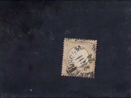 DR: MiNr. 28, gestempelt Frankfurt, 1874, BPP Attest