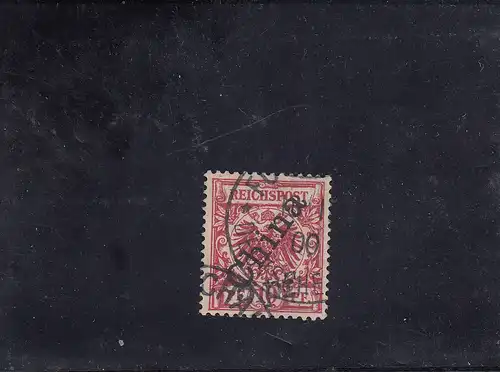 Deutsche Post in China: MiNr. 7II, gestempelt Futschau 1900, BPP Attest