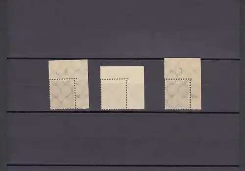 DR: MiNr. 362/363 und 362y, Eckrand E1, postfrisch