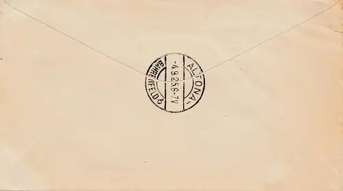 Panama 1925: Colon, Importer of Machines and Fancy goods to Altona-Bahrenfeld