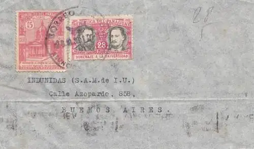 Paraguay 1913: letter Asuncion to Buenos Aires