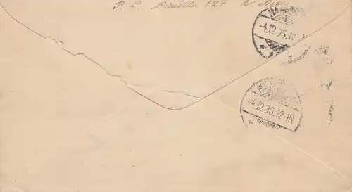 Paraguay 1896 letter U4 to Hamburg