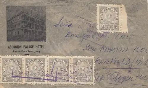 Paraguay 1946: Asuncion to Banfield/Argentina