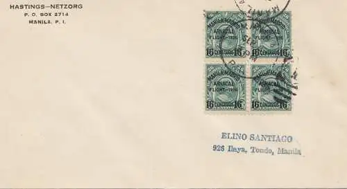 Philippines 1936: Manille - Madrid - Arnacal Flight