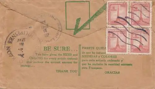 Philippines 1947: Catanauan to Kansas City/Missouri