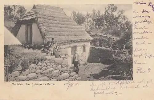 Madeira: 1901: post card to Herford