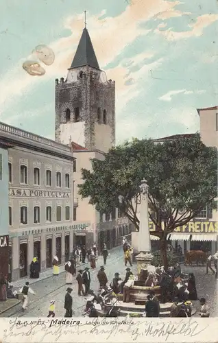 Madeira 1904: Funchal post card  to Goslar