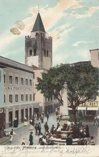 Madeira 1904: Funchal post card to Goslar