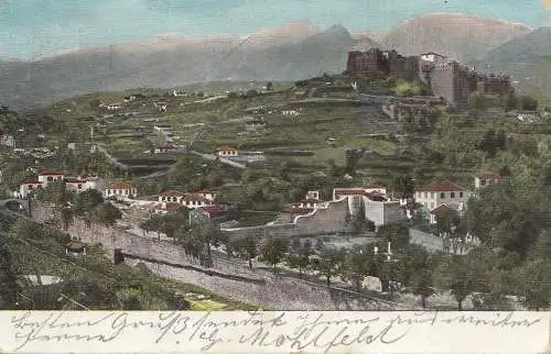 Madeira 1904: Funchal post card  to Astfeld