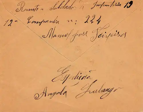 Angola: 1915 Expedigao Militar to Sao Paolo