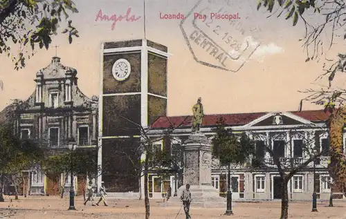 Angola 1928: post card Loanda to Seestadel