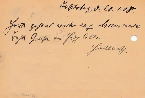 Angola: 1908: post card Lobito to Dresden