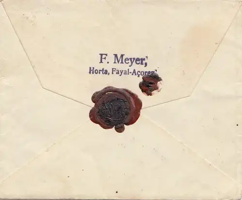 Acores: letter Horta to Steinhof