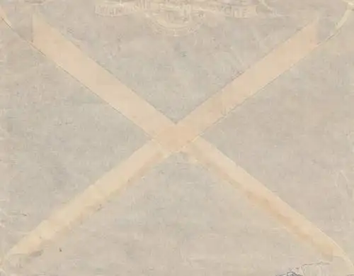 Mocambique 1947: air mail to Toulouse/France