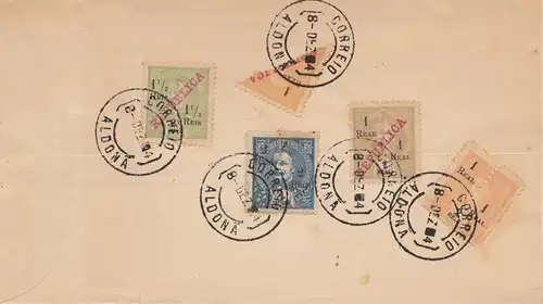 India occidentale: 1904: post card Aldona
