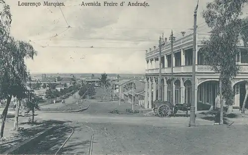Mocambique 1911: post card Lourenco Marques to Hambourg