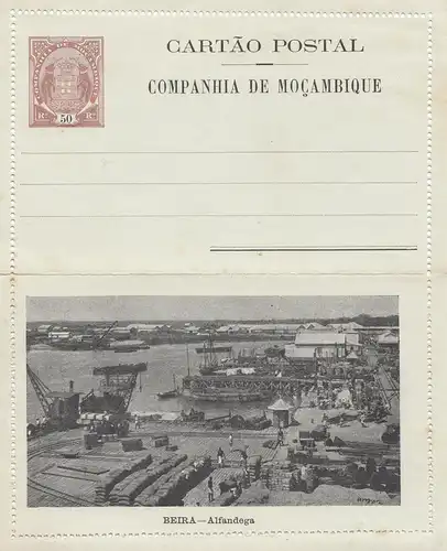 Mocambique unused post card Beira