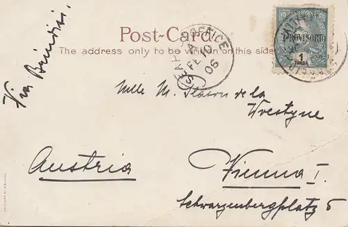 West India: post card 1906: Tir de Juhla à Vienna