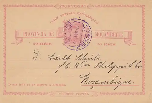 Mocambique 1915: post card