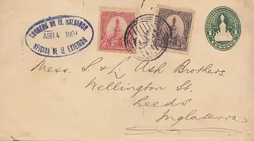 Salvador 1904: letter to Leeds
