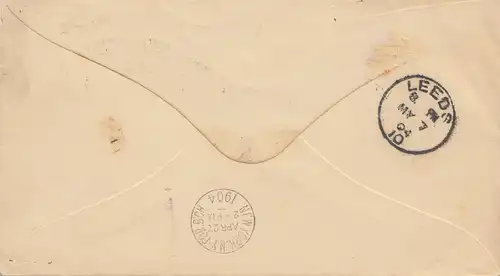 El Salvador 1904: letter to Leeds