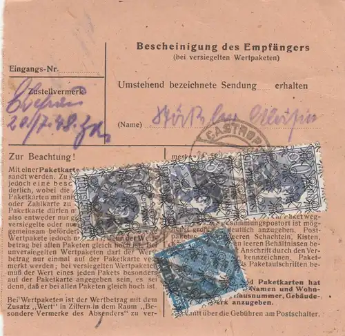 BiZone Paketkarte: Castrop-Rauxel nach Oberammergau