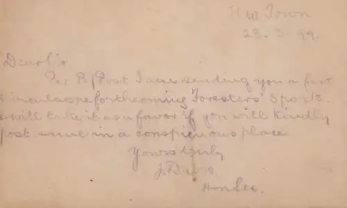 South Africa 1899: post card King Williams Town to Sterkstrom