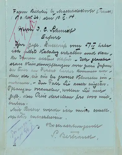 South Africa 1904 Machadodorp to Erfurt