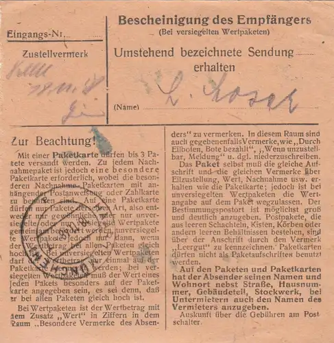 Carte de paquet BiZone 1948: Malching Inn par cheveux, frais supplémentaires