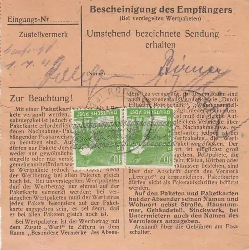 Carte de paquet BiZone: Roding après Haar près de Munich