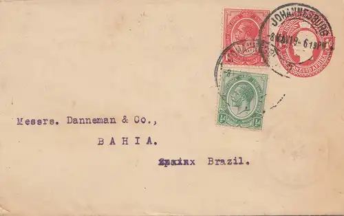 South Africa 1919: Johannesburg to Bahia/Brazil
