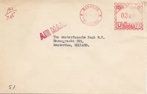 Thailand 1960: Bangkok  to Amsterdam
