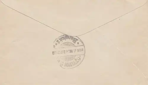 Thaïlande 1924: Ubol to Bangkok, air mail