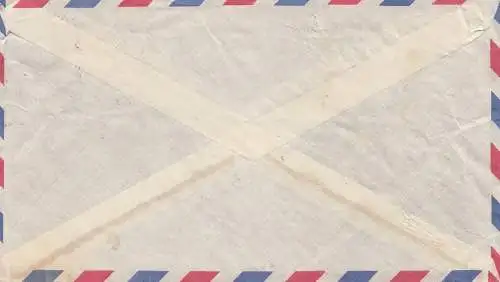 Thaïlande 1958: air mail Bangkok to Laborator Baiersbronn, deere, éléphant