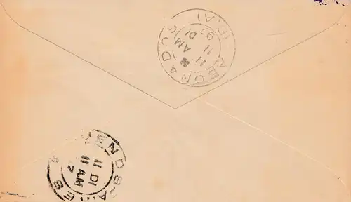 Uruguay 1897: letter via Abonados to Buenos Aires